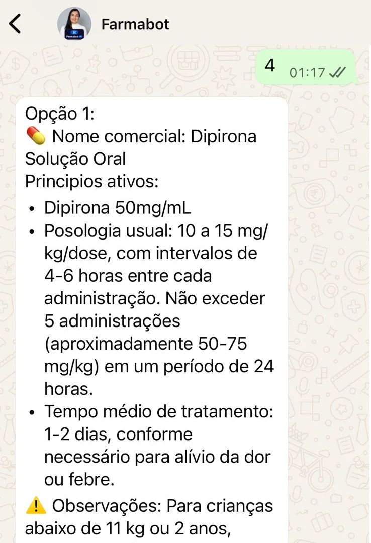 calculo de doses automático